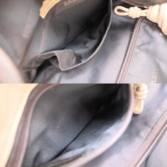 LOEWE Anagram Logo Nappa Aire Hand Bag Leather Gold Spain 34EF512 - Picture 13 of 15